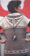 Куртка женская с капюшоном Вязание спицами