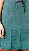 Вязаная юбка спицами со схемой