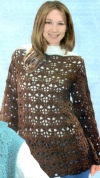Пуловер ажурный Размер 52
