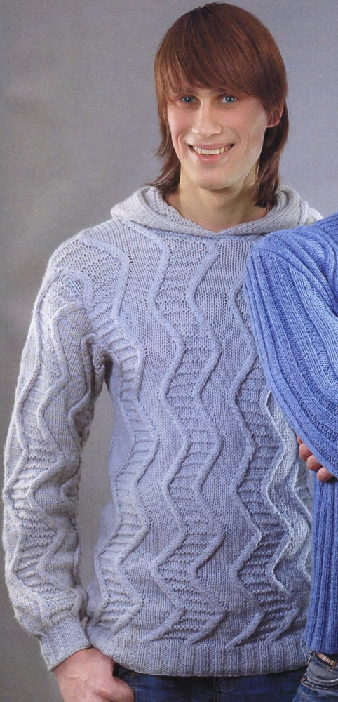 свитер мужской вязаный фото
