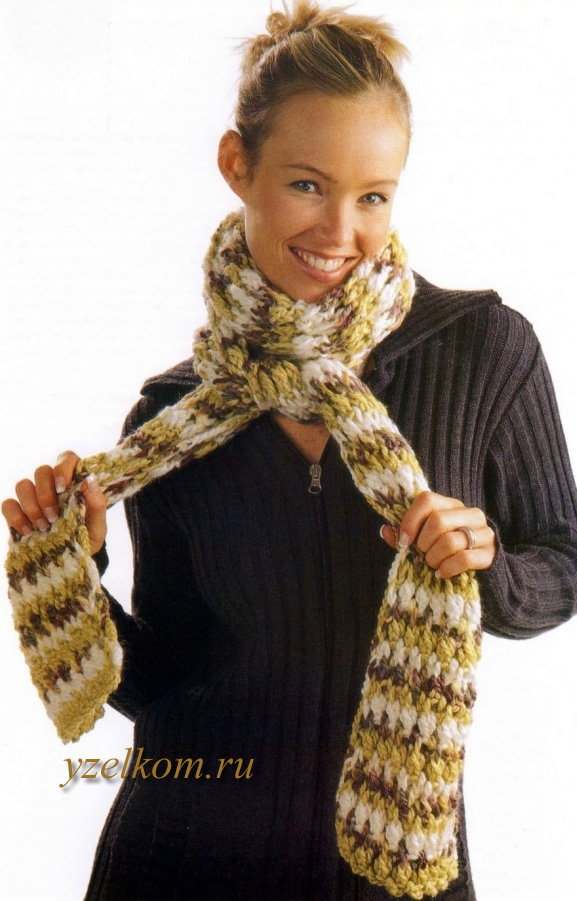 шарфы вязаные женские фото