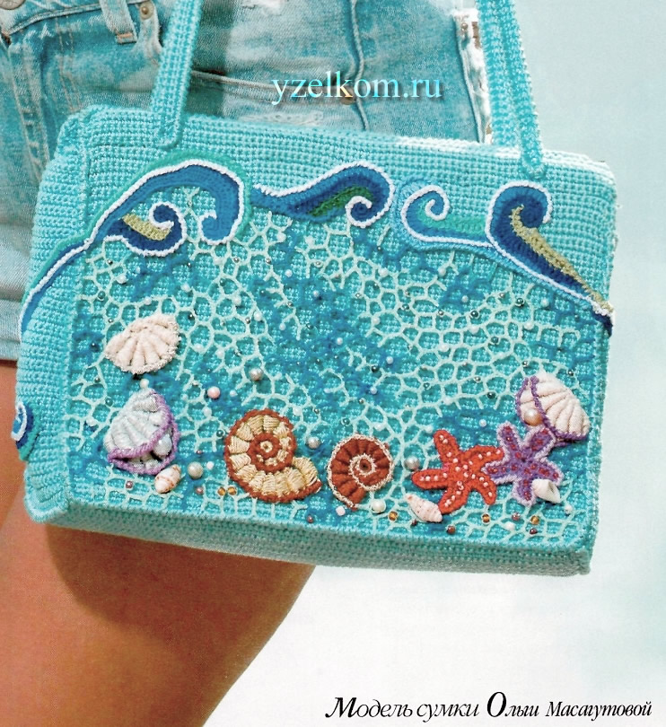 сумочка в морском стиле