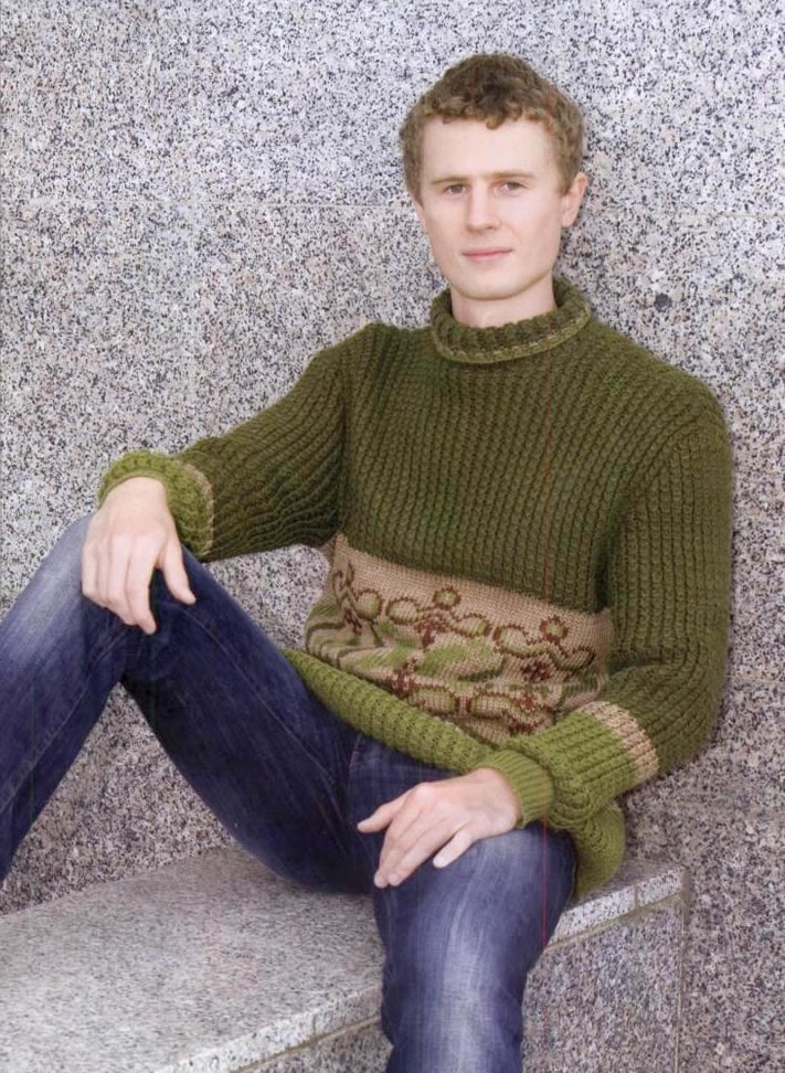 мужские вязаные свитера